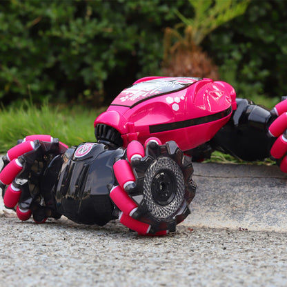 Toy Remote Hand Control Watch Gesture Sensor Twist Car Toy USB Charging Car Toy - Red