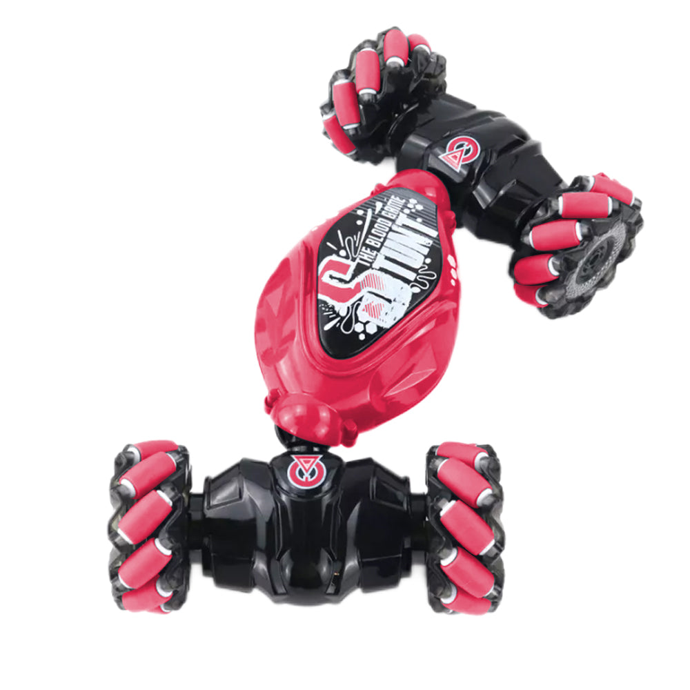 Toy Remote Hand Control Watch Gesture Sensor Twist Car Toy USB Charging Car Toy - Red