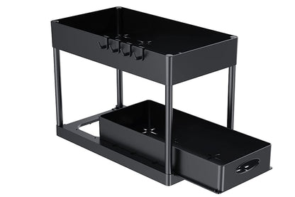 2 Tier Sliding Under Sink Organizers and Storage