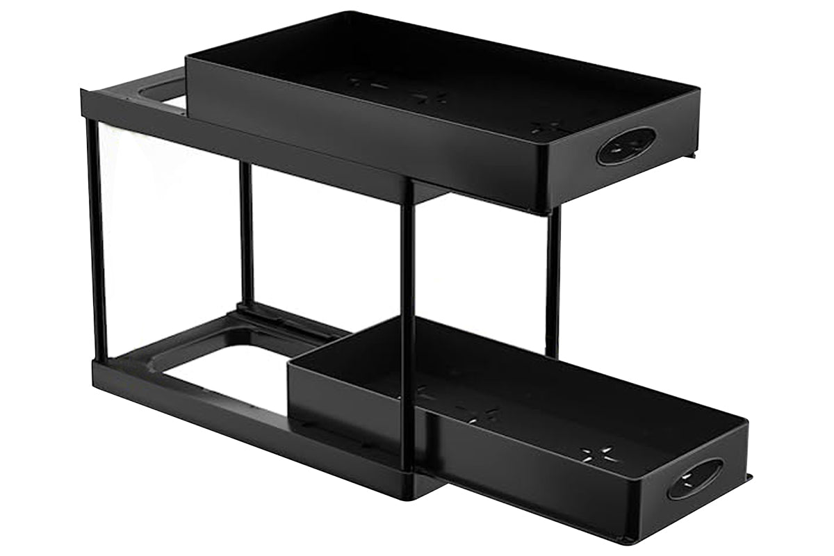 2 Tier Double Sliding Under Sink Organizers and Storage