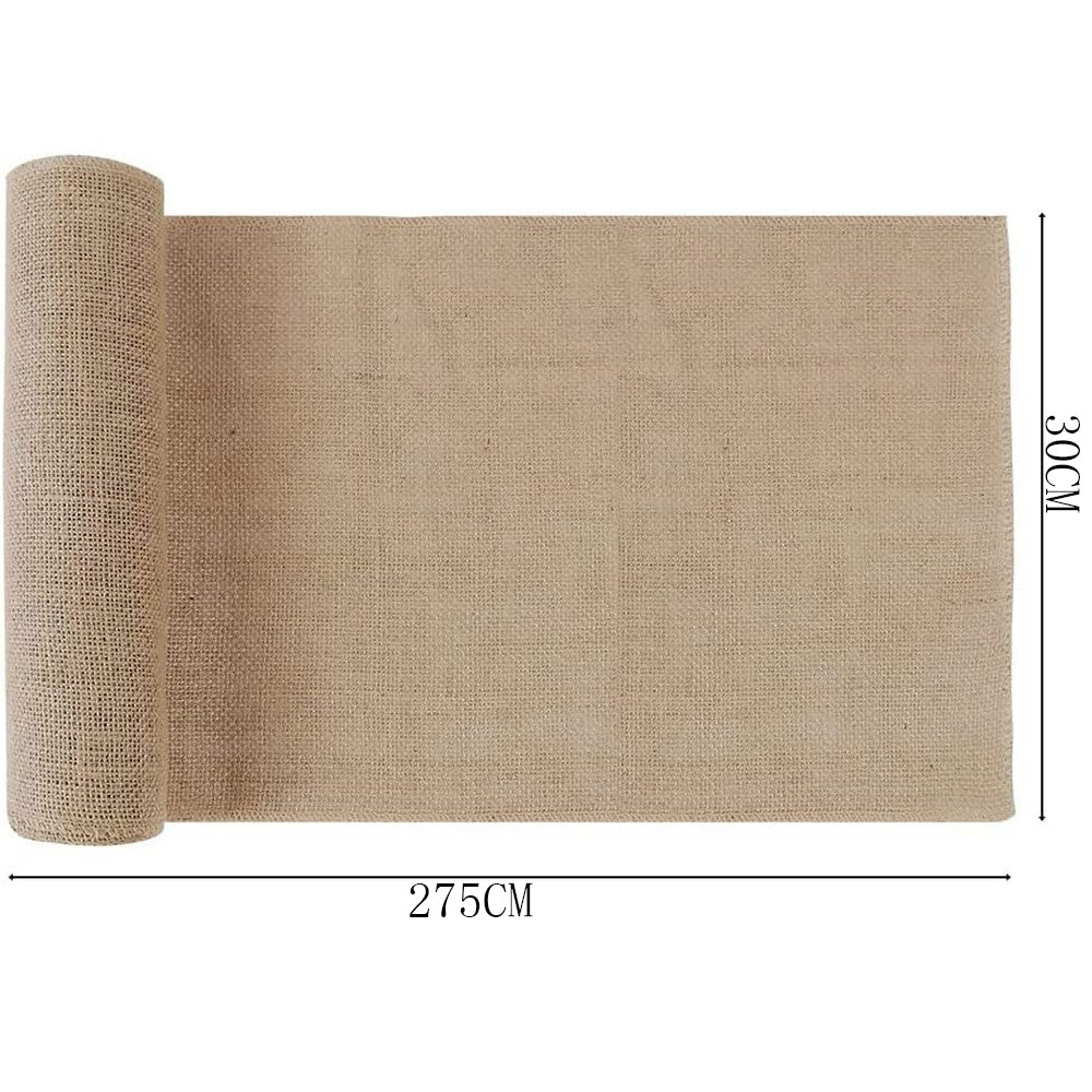 30x275cm Burlap Jute Table Runner
