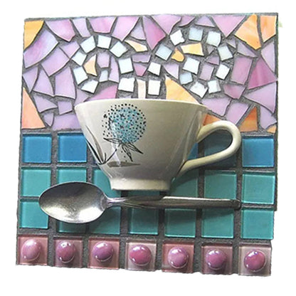 250Pcs Tiles Mosaic Stained Glass Pieces Colored For Art Craft