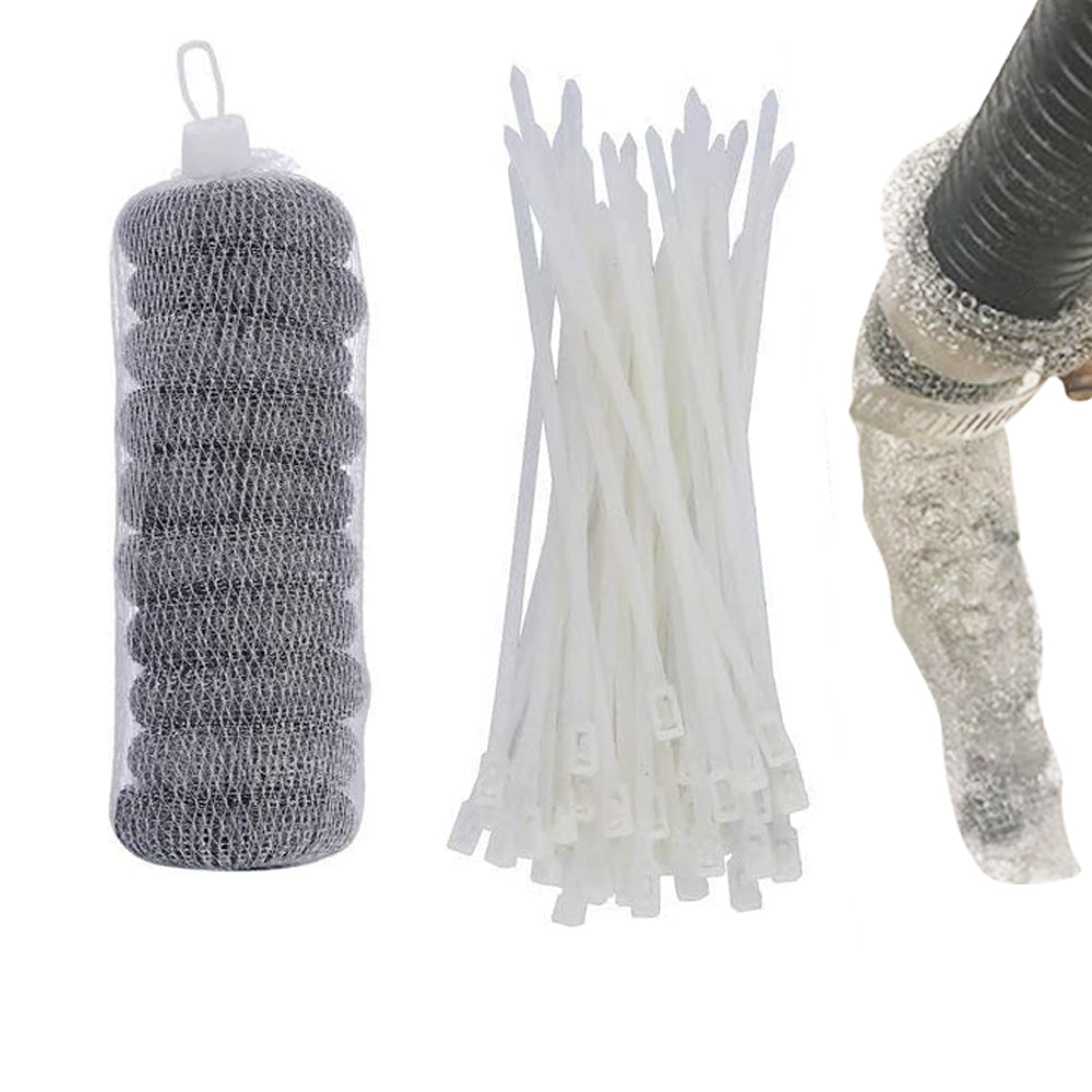 12 PCS Lint Traps Washing Machine Snare Laundry Mesh Washer Hose Filter With Ties