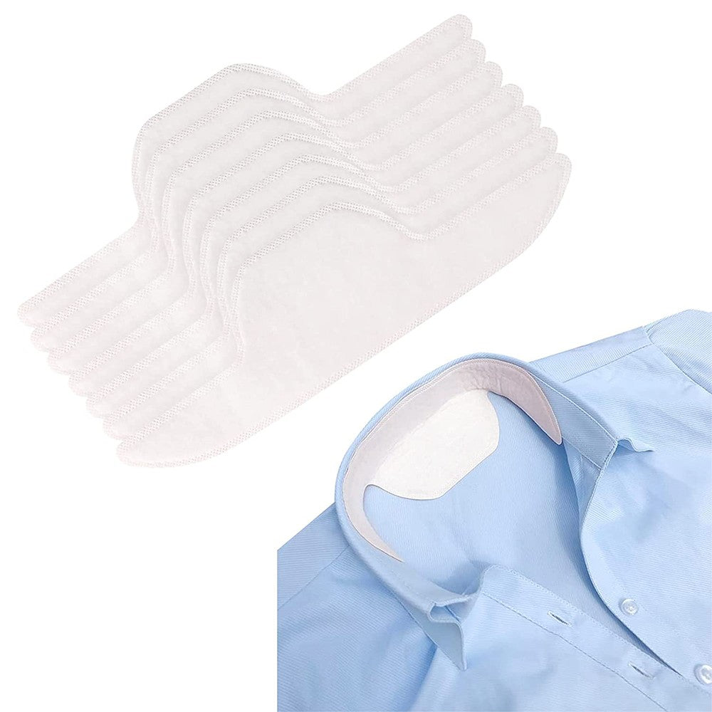 20pcs Disposable Collar Protector Sweat Shirt Neck Liner Pads