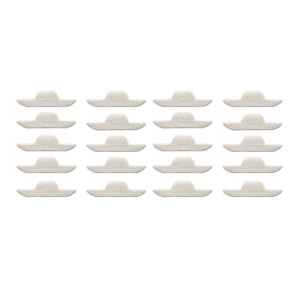 20pcs Disposable Collar Protector Sweat Shirt Neck Liner Pads