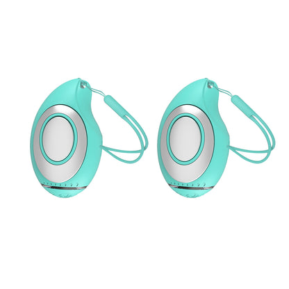 2pcs Sleep Aid Device Handheld Rechargeable Sleeping Aid Massager for Fast Fall Insomnia -Green