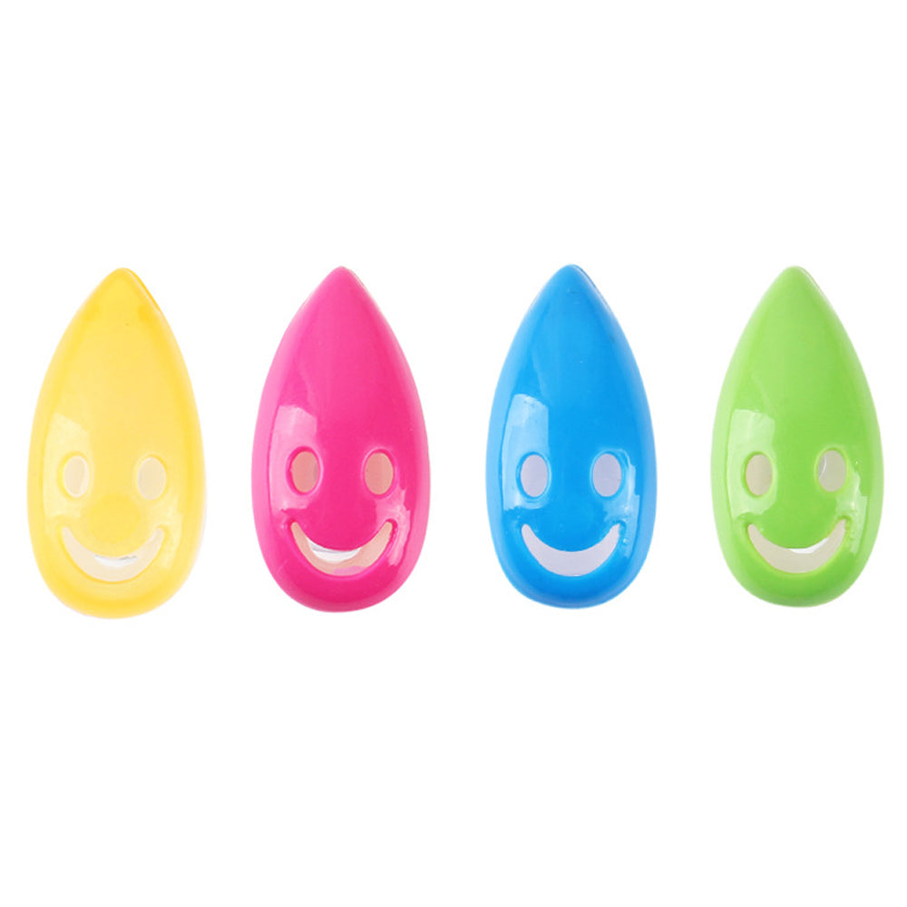 8 PCS Smile Face Toothbrush Cover Holder with Suction Cup