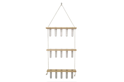 3 Tiered Plant Hanger Flower Wall Hanging Propagation Station for Home Office Decor-Style1