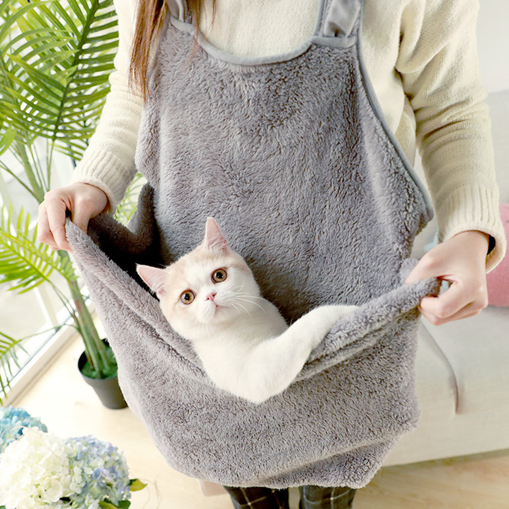 Pet Carrier Bag Pet Small Dog Cat Sling Apron Accompany Sleeping Bag Blanket with Pocket