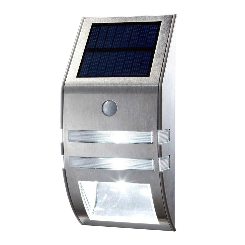 Solar Wall Light Wireless Motion Sensor Solar 2 LED Wall Garden Light