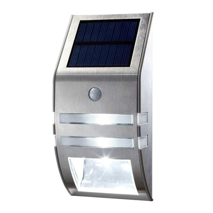 Solar Wall Light Wireless Motion Sensor Solar 2 LED Wall Garden Light