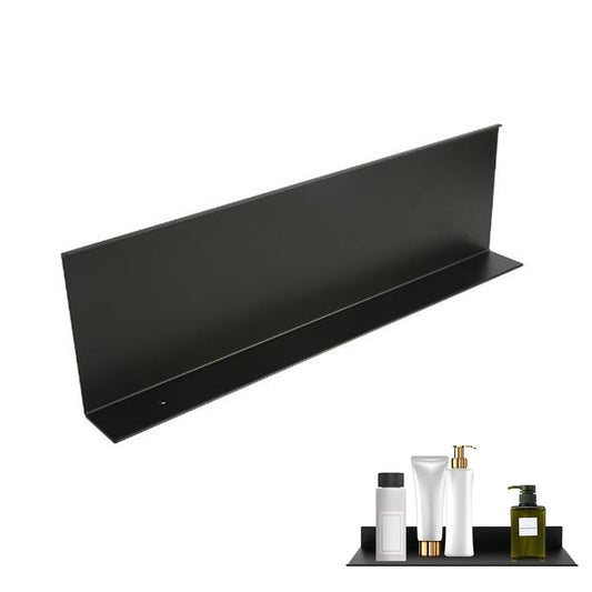 Floating Storage Shelves Wall Mounted Holder Rack for Bathroom Kitchen -Black