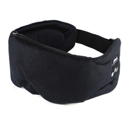 Sleep Headphones Eye Mask 2pcs Sleep Headphones 3D Bluetooth 5.0 Headband Noise Cancelling Sleeping Headphones -Black