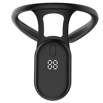 Soothing Neck Instrument Body Shaping Portable Lymphatic Drainage Device Neck Massager - Black