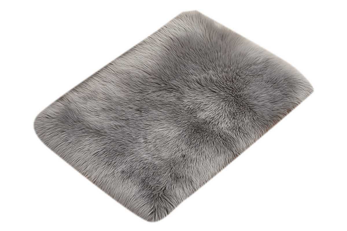 Soft Modern Indoor Shaggy Area Rug for Bedroom Livingroom Home Decorative-Gray