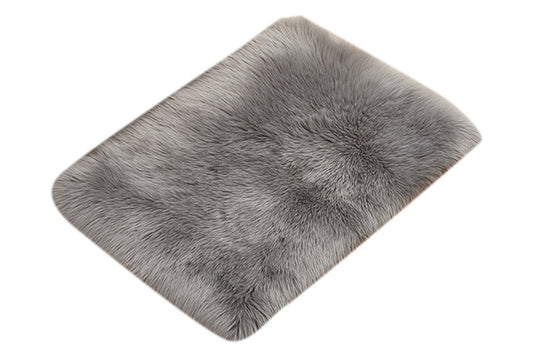 Soft Modern Indoor Shaggy Area Rug for Bedroom Livingroom Home Decorative-Gray