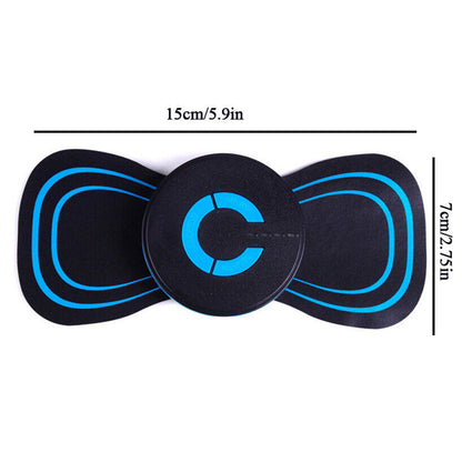 Portable Electric Neck Back Massager EMS Cervical Massage Patches Relief Pain