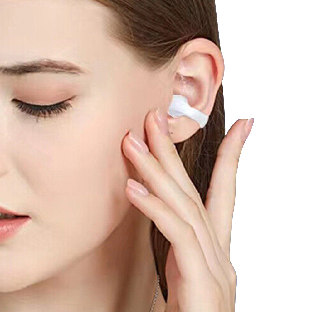 Wireless Headphones Wireless Earbuds Wireless Bluetooth Headphones Ear Clip Earphones Sports Earbuds With LED Power Display Charging Case -White