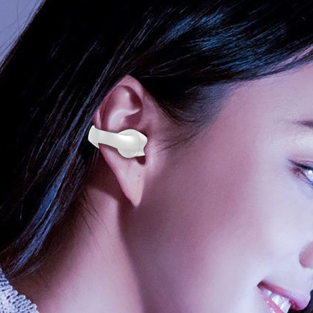 Wireless Headphones Wireless Earbuds 2pcs Wireless Bluetooth Headphones Ear Clip Earphones Sports Earbuds With LED Power Display Charging Case -Black and White