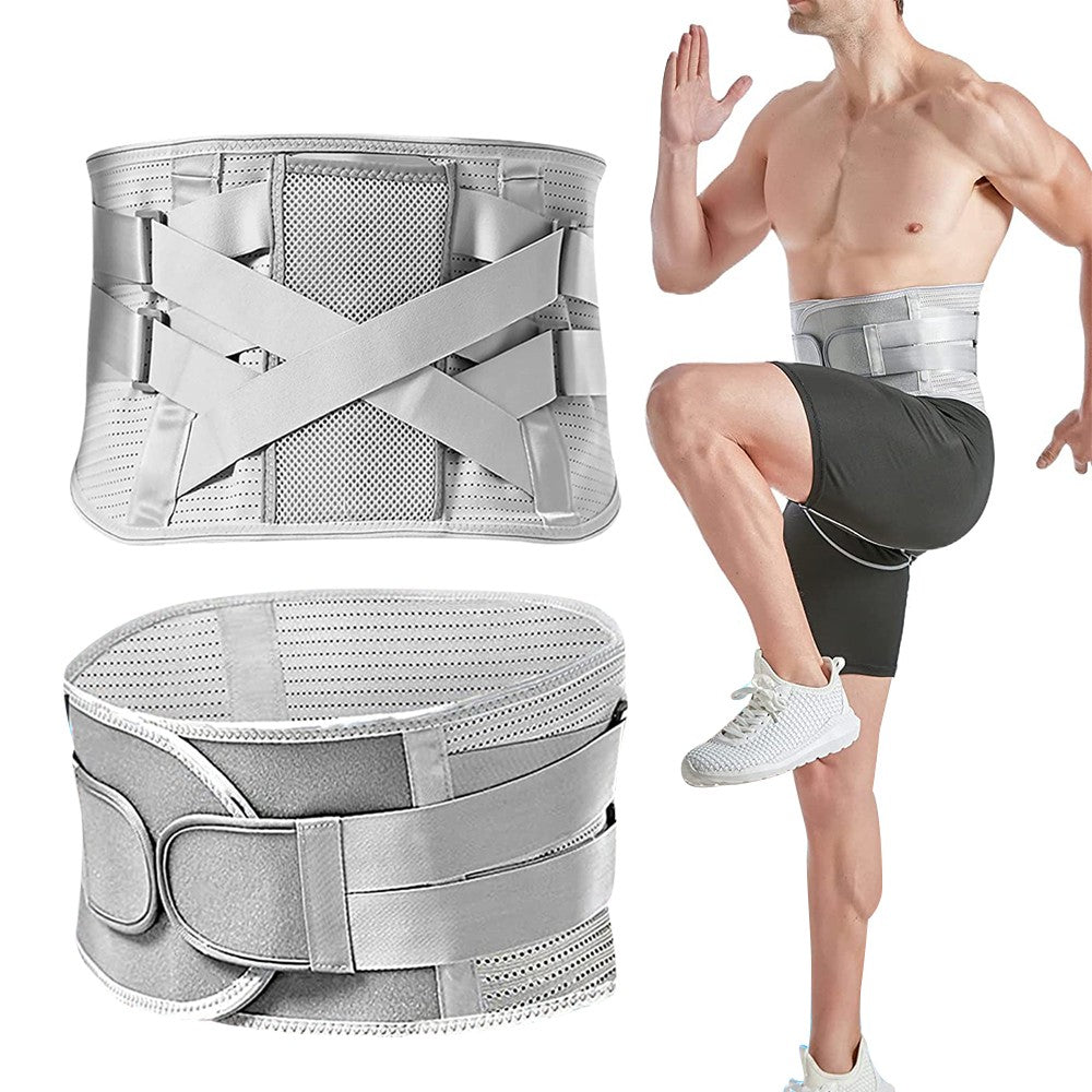 Back Support Belt for Men Lower Back Pain Relief Breathable Back Support Belt