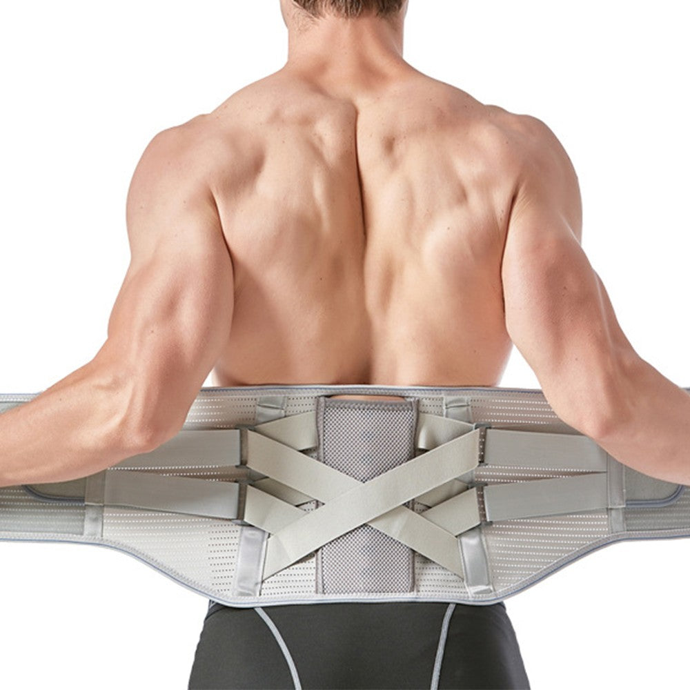 Back Support Belt for Men Lower Back Pain Relief Breathable Back Support Belt