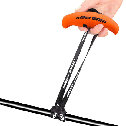 Pair of Pull-up Handles Grips Resistance Band Handles Exercise Training Handles Sling Trainer