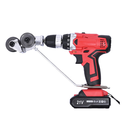 Electric Drill Plate Cutter DIY Metal Drill Attachment for Cutting Iron Steel -Silver
