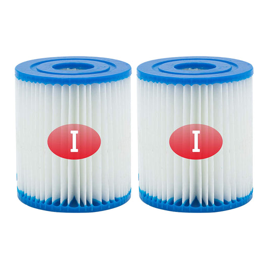 2 Pieces Pool Filter Replacement Compatible with Bestway Type I Filter 58093