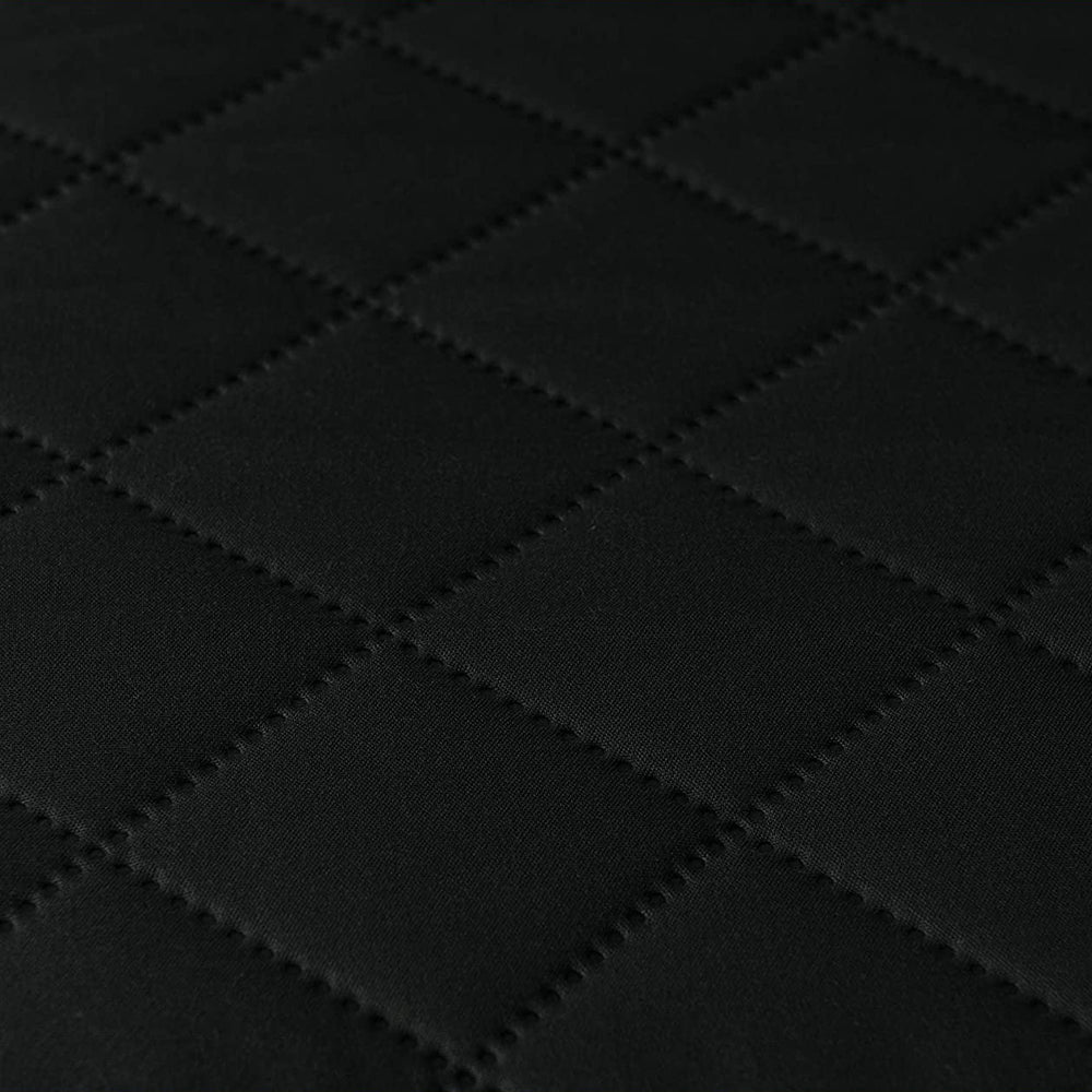 L Shaped Sectional Sofa Chaise Lounge Slipcover Sofa Protector -Black