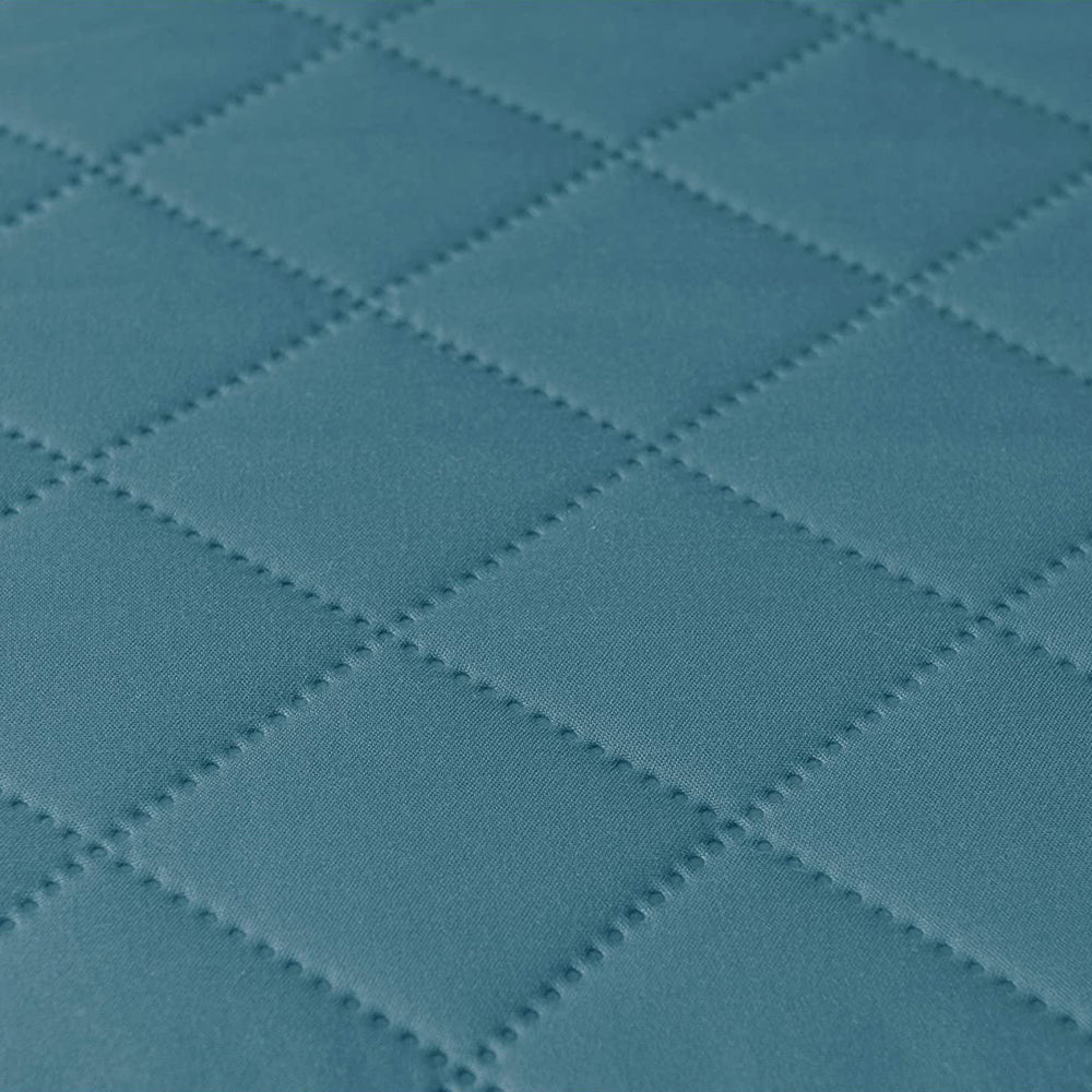 L Shaped Sectional Sofa Chaise Lounge Slipcover Sofa Protector -Blue