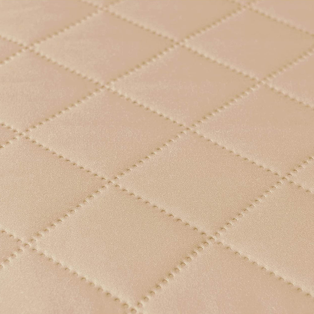 L Shaped Sectional Sofa Chaise Lounge Slipcover Sofa Protector -Khaki