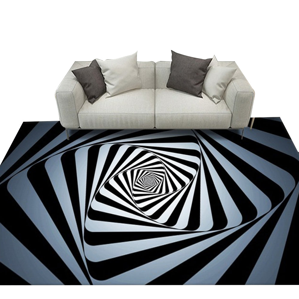 3D Optical Illusion Rug Non slip Floor Mat Living Room Rug Decor Rug Floor Mat for Bedroom Livingroom Rug Home Decor-Style 3