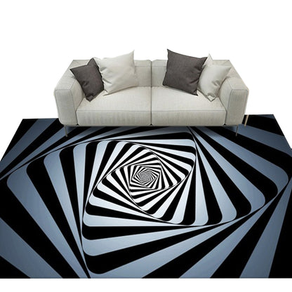 3D Optical Illusion Rug Non slip Floor Mat Living Room Rug Decor Rug Floor Mat for Bedroom Livingroom Rug Home Decor-Style 3