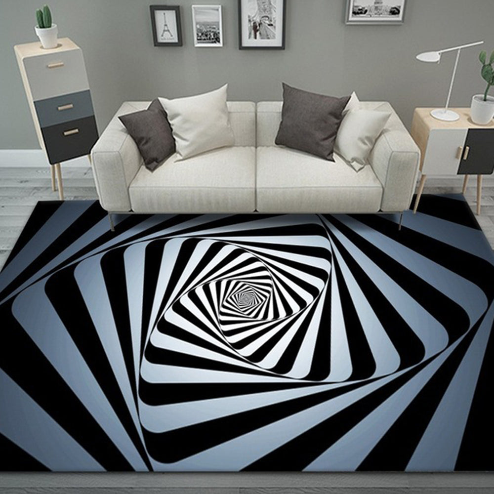3D Optical Illusion Rug Non slip Floor Mat Living Room Rug Decor Rug Floor Mat for Bedroom Livingroom Rug Home Decor-Style 3