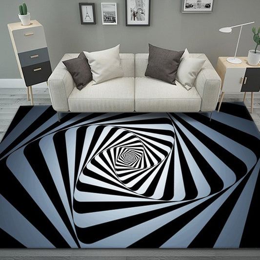 3D Optical Illusion Rug Non slip Floor Mat Living Room Rug Decor Rug Floor Mat for Bedroom Livingroom Rug Home Decor-Style 3