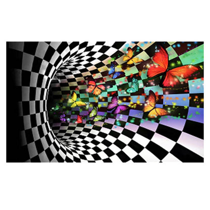 3D Optical Illusion Rug Non slip Floor Mat Living Room Rug Decor Rug Floor Mat for Bedroom Livingroom Rug Home Decor-Style 5