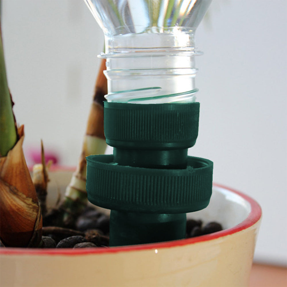 FancyGrab 8Pcs Automatic Watering Spikes Bottle Adapter Terracotta Plant Watering Stakes Automatic Irrigation System