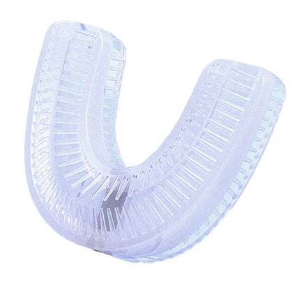 Cartoon Astronaut Design Kids U Shaped Electric Toothbrush Teeth Cleaner Kit