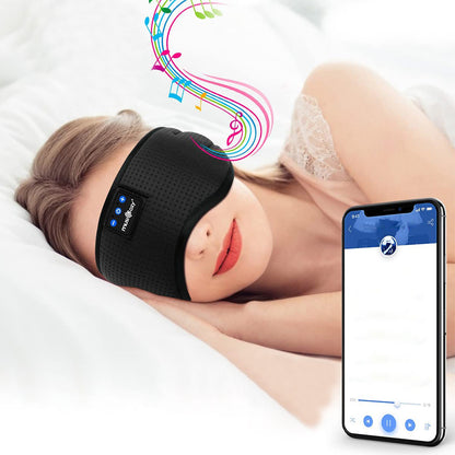 Sleep Eye mask Headphones with Wireless Bluetooth 5.2 Headband Music Sleeping Eye Mask Earbuds