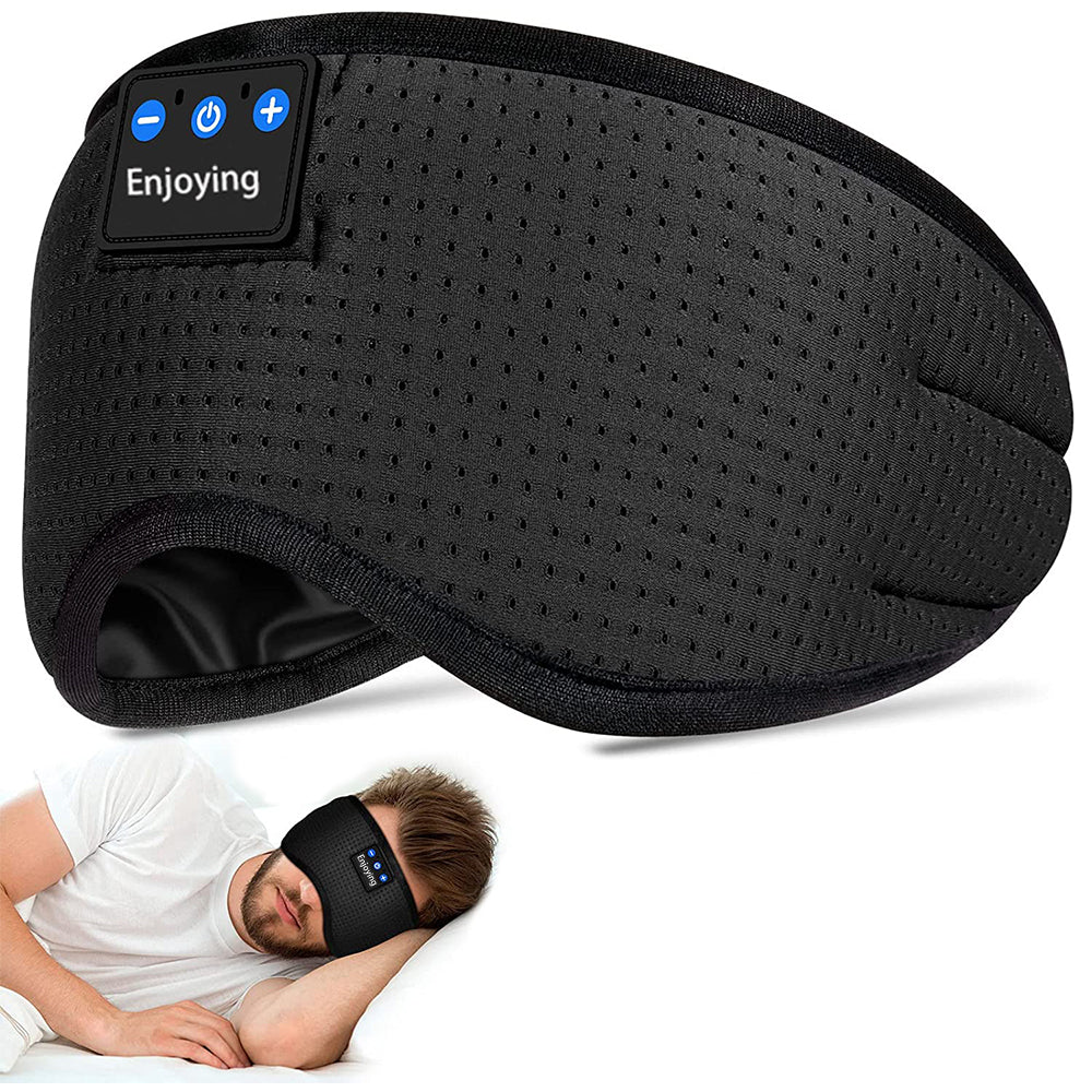 Sleep Eye mask Headphones with Wireless Bluetooth 5.2 Headband Music Sleeping Eye Mask Earbuds