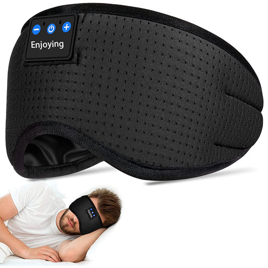 Sleep Eye mask Headphones with Wireless Bluetooth 5.2 Headband Music Sleeping Eye Mask Earbuds