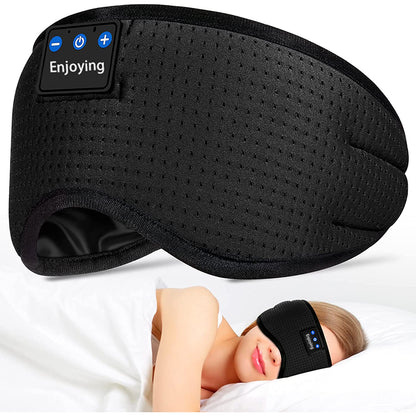 Sleep Eye mask Headphones with Wireless Bluetooth 5.2 Headband Music Sleeping Eye Mask Earbuds