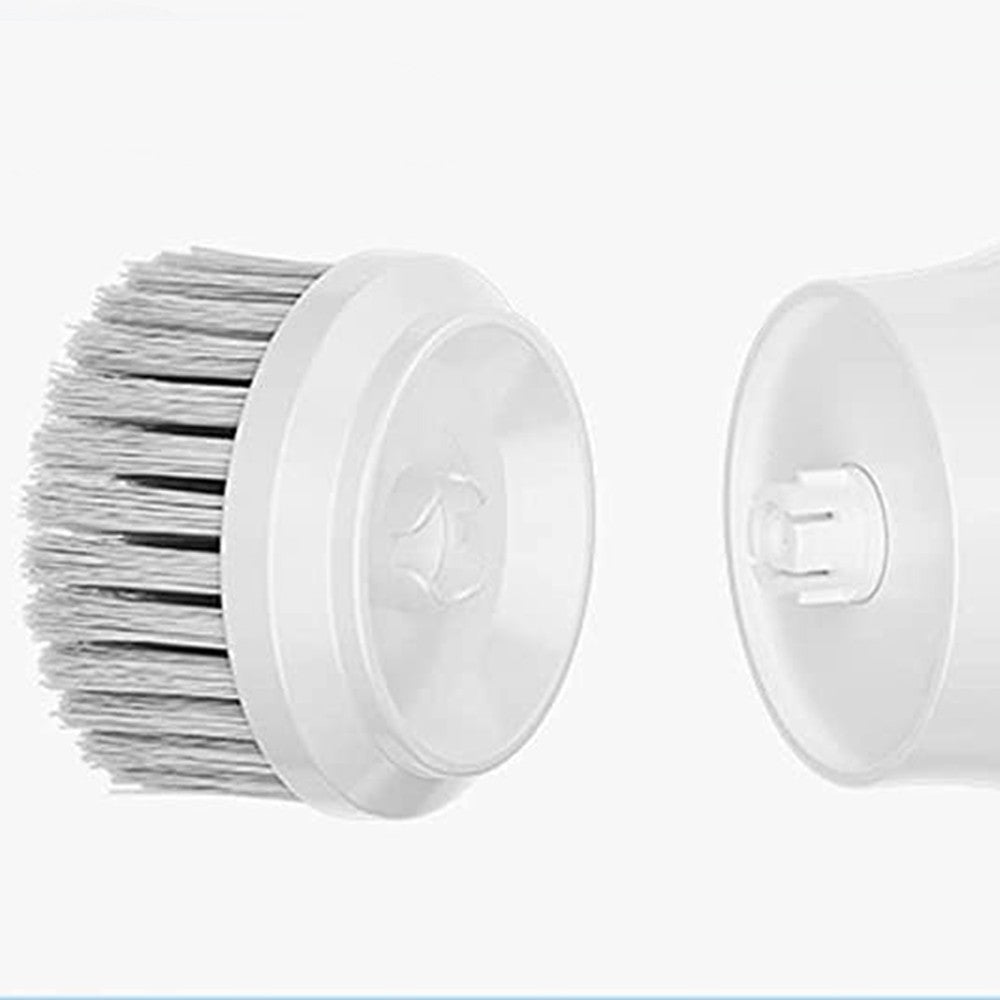 FancyGrab 5 in 1 Handheld Electric Cleaning Brush USB Rechargeable Electric Dishwashing Brush Shower Scrubber Cleaning Tool Kit