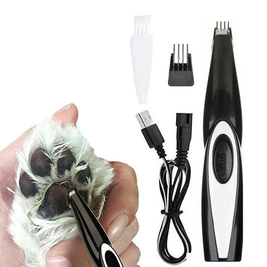2 in 1 Electric Pet Hair Grooming Clippers Kit USB Rechargeable Cordless Dog Paw Hair Trimmer