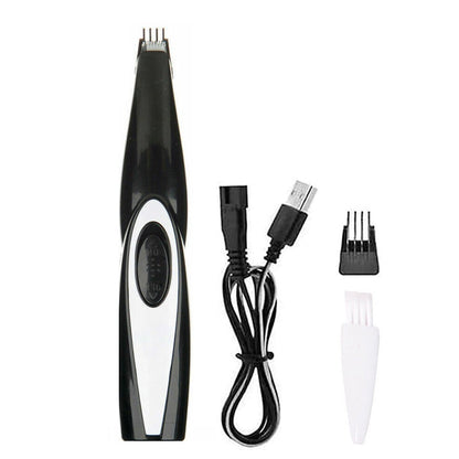 2 in 1 Electric Pet Hair Grooming Clippers Kit USB Rechargeable Cordless Dog Paw Hair Trimmer