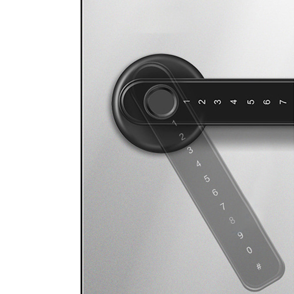 Door Lock Fingerprint Smart Digital Lever Keyless Entry Door Lock with App -Black