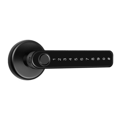 Door Lock Fingerprint Smart Digital Lever Keyless Entry Door Lock with App -Black