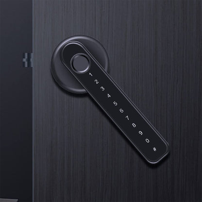Door Lock Fingerprint Smart Digital Lever Keyless Entry Door Lock with App -Black