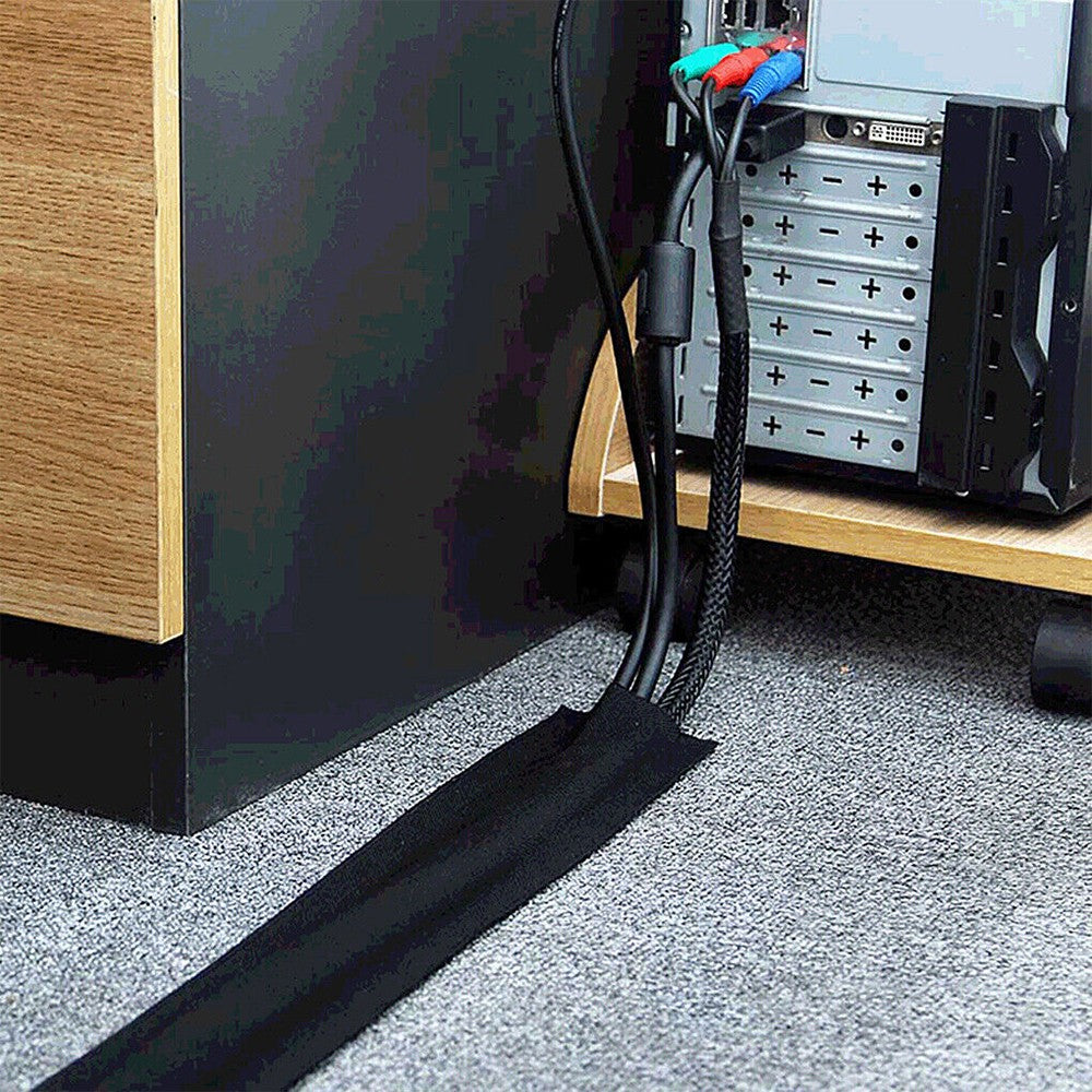 Floor Cable Cover Cable Grip Strip Cords Cable Protector Cable Management Kit