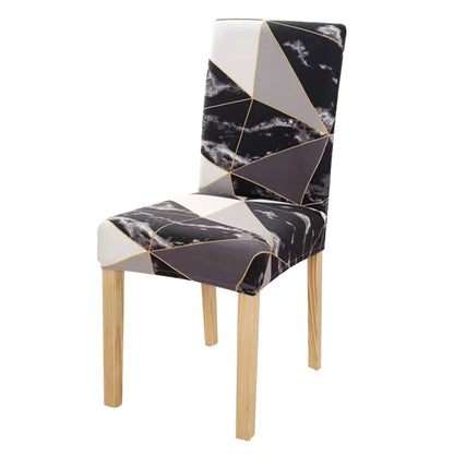 6pcs Chair Slipcovers Removable Universal Stretch Elastic Chair Protector Covers -Style 4